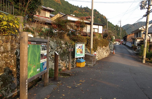 静原の案内板