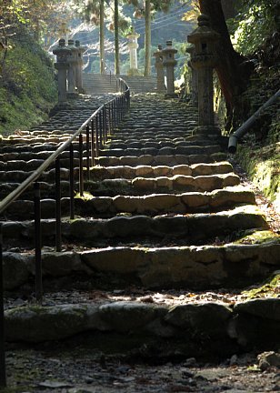 参道の階段