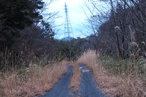 紫香楽宮跡への短絡路