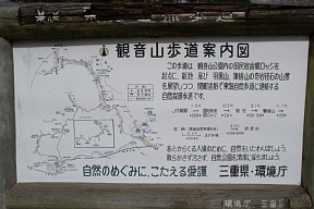 観音歩道案内図