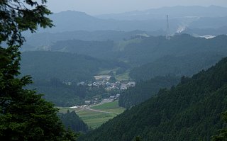 滋賀県側への展望