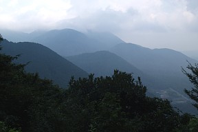 雲母高原休憩地からの展望