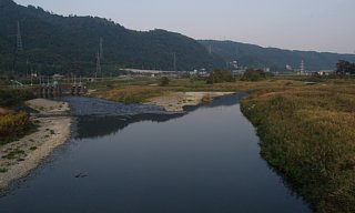 広瀬橋より牧田川下流