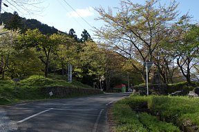 霞間ヶ渓が見えてきた