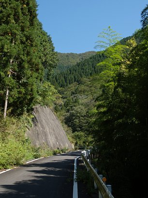 林道を往く