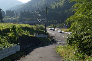 日坂バイパス合流