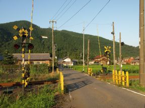 樽見鉄道踏切