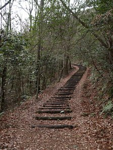 御坊山の階段歩道