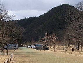 各務野自然遺産の駐車場