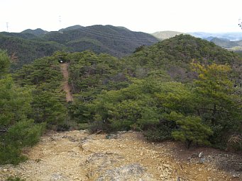 尾根道