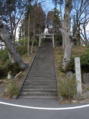 熊野神社の階段