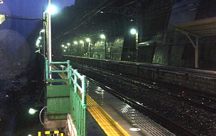 定光寺駅ホーム