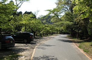 岩屋堂公園駐車場