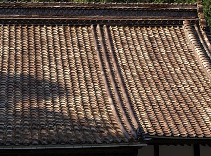 赤津焼の屋根瓦