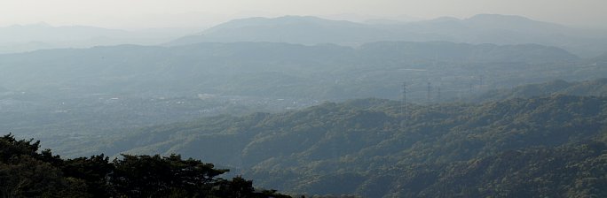 猿投山山頂から北西