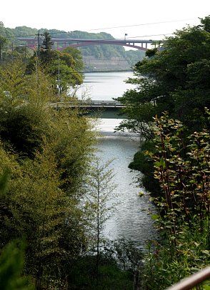 力石川と鎮平橋