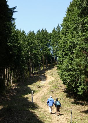 寧比曽岳登山道