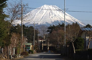 精進より富士山