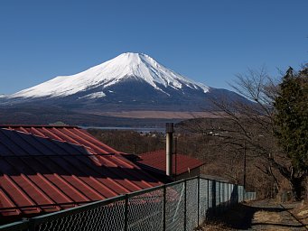 別荘地と富士
