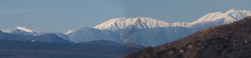 聖岳・中盛丸山・赤石岳・荒川岳