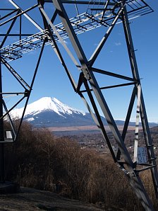 篭の中の富士