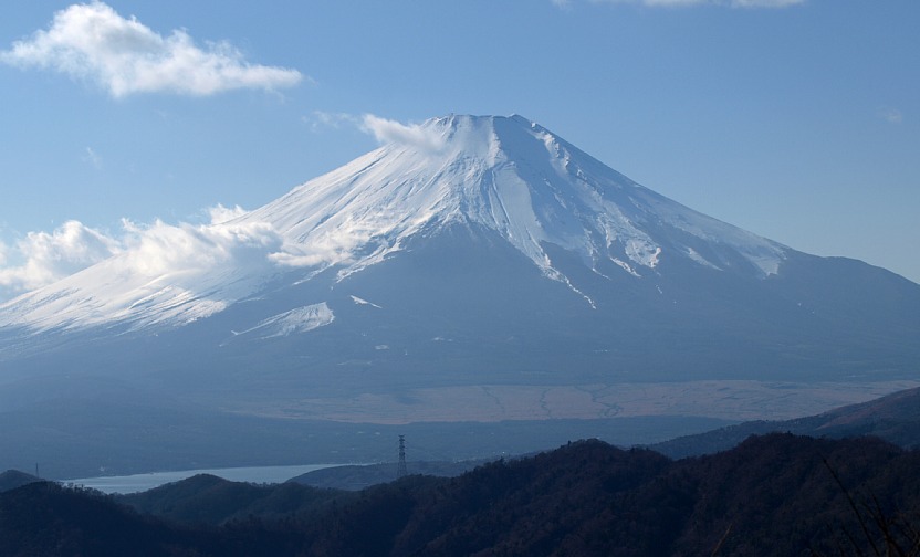 菰釣山山頂からの富士山