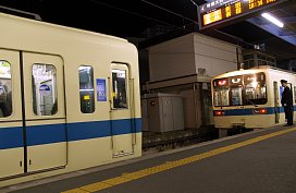 小田急列車の連結