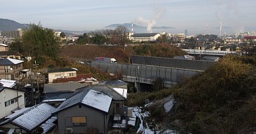 名神高速と東海道新幹線