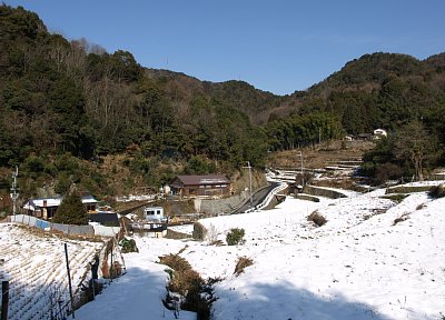 東笠取の集落