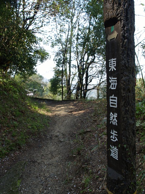 東海自然歩道分岐