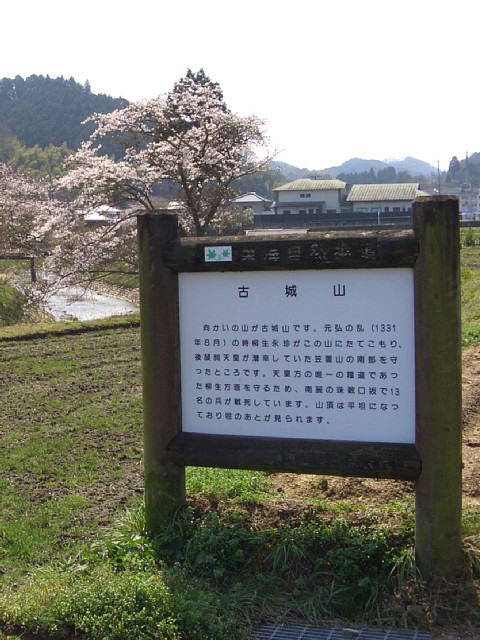 古城山解説板