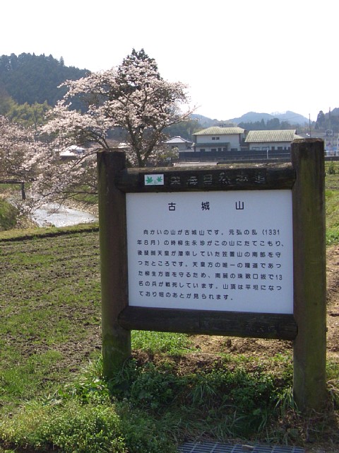 古城山解説板