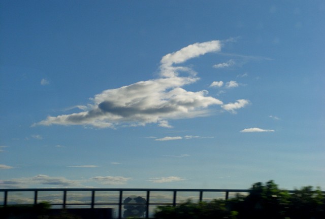 今日の空