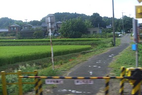 善師野の踏切