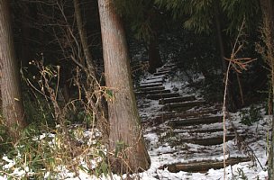 笹尾山登山道