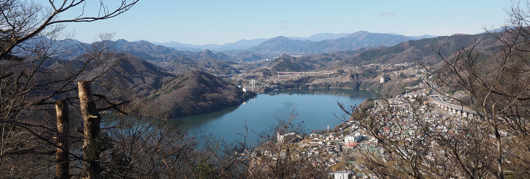 嵐山から相模湖