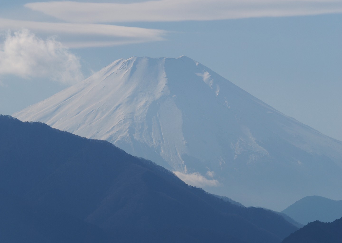 石老山から富士山