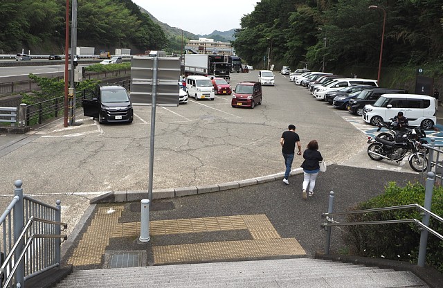 道の駅の駐車場