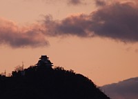 金華山と岐阜城