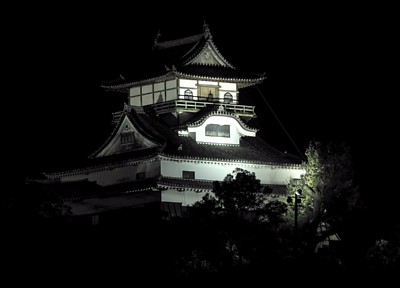 犬山城夜景