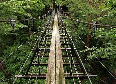 西向の吊橋