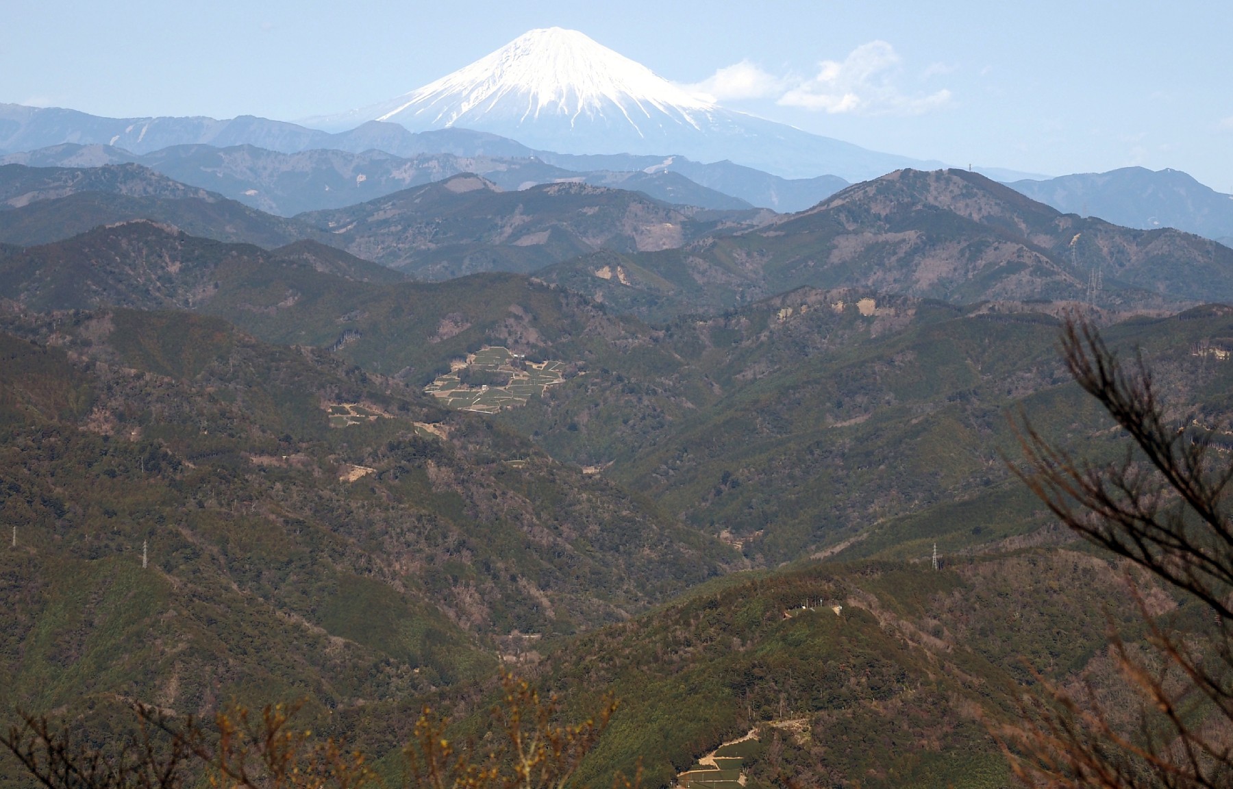 八高山から東方