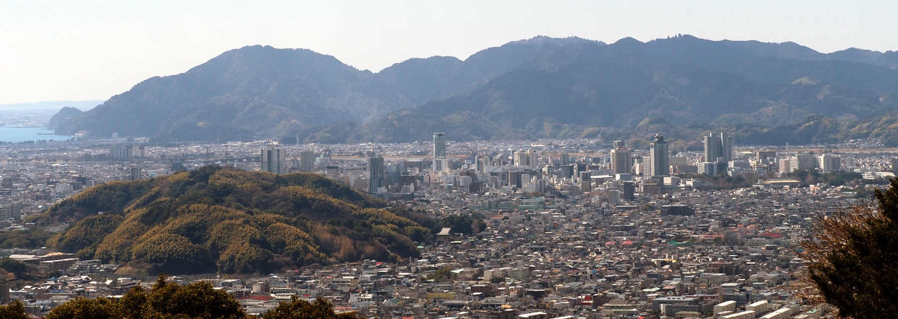 満観峰山稜線