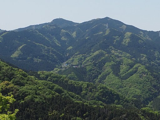 破風山から城峯山