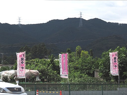 高麗川付近より物見山