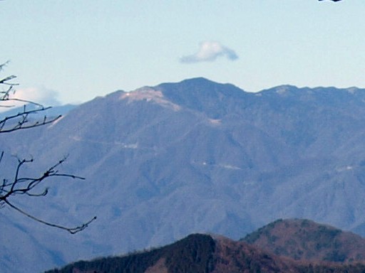 菰釣山より黒岳