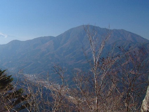 鳥ノ胸山より御正体山