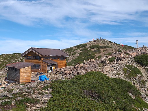 赤石岳山頂