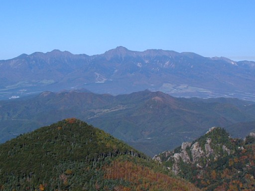 金峰山登山道より八ヶ岳