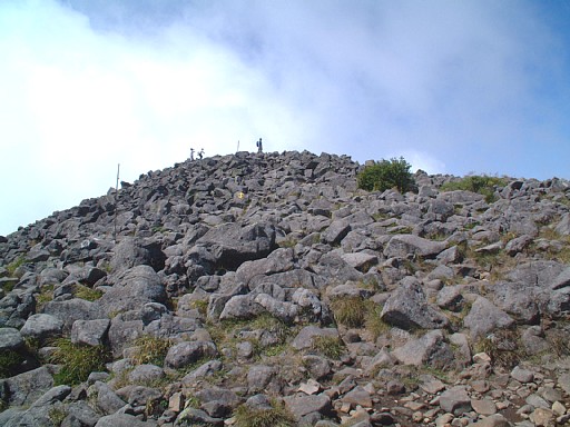 蓼科山山頂